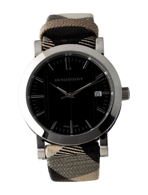 burberry watch nova check fabric strap 38mm bu1772|BURBERRY Stainless Steel Calfskin 38mm Heritage .